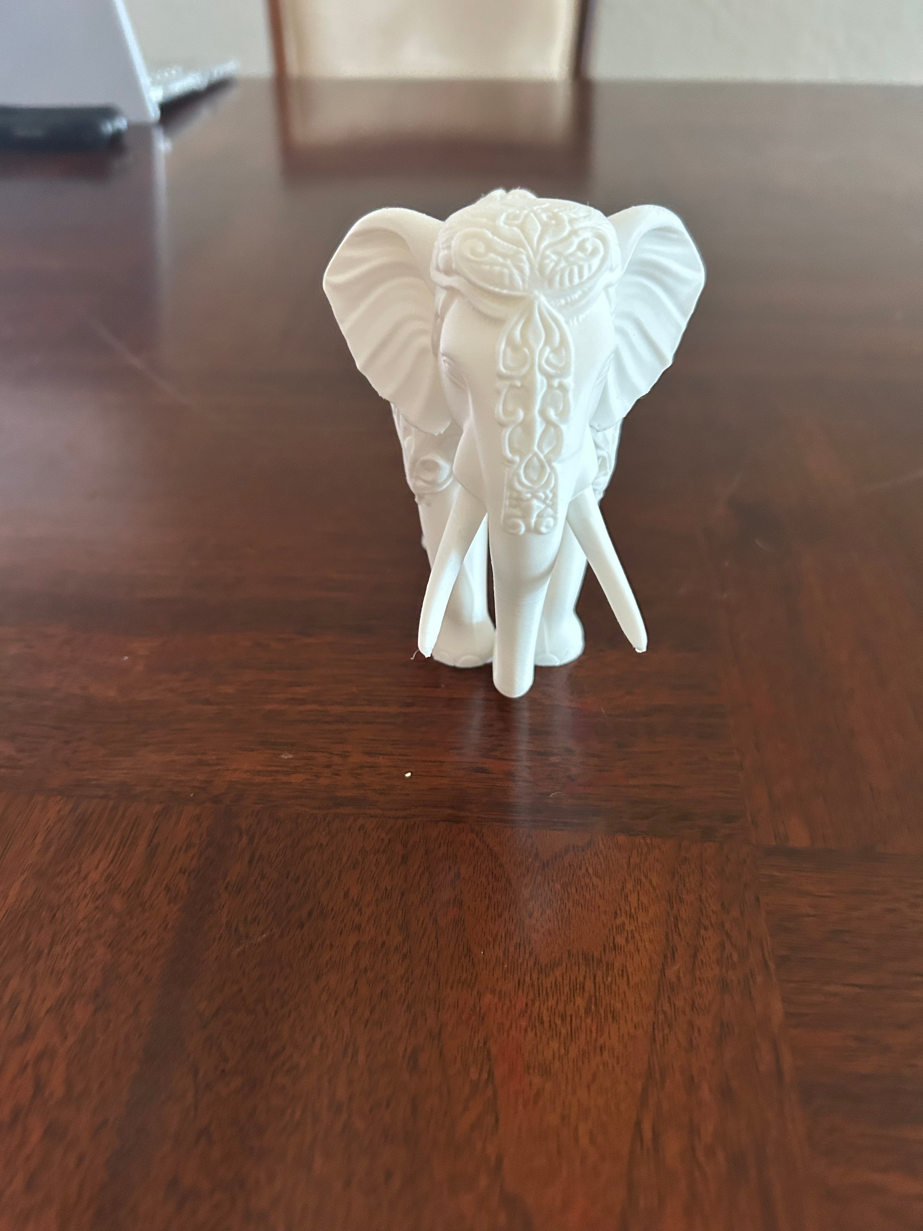 3D Printed Decorative Elephant Statue