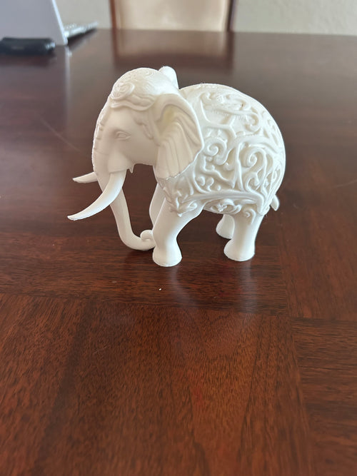 3D Printed Decorative Elephant Statue